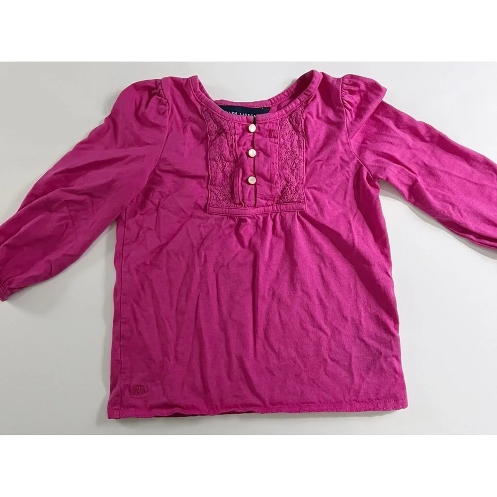 Ralph Lauren • Pink Kids Long Sleeve Top